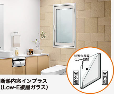 イメージ画像 断熱内窓インプラス(Low-E複層ガラス)