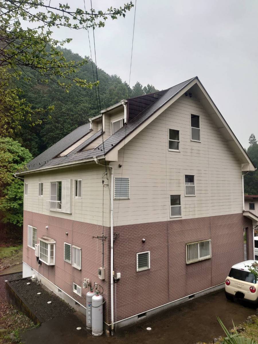 青梅トーヨー住器 所沢店の外壁 リフォームの施工前の写真1