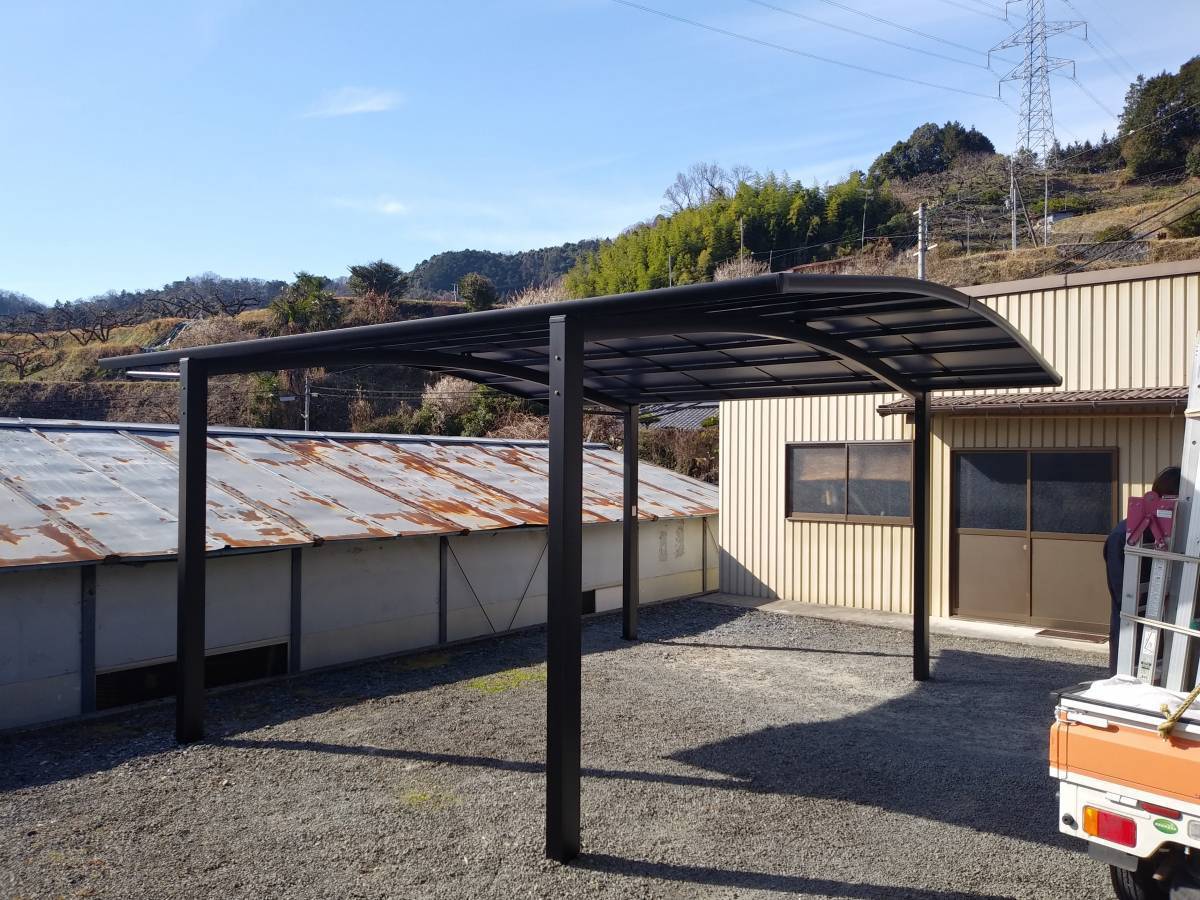 すまい:Reの0118 カーポート工事 橋本市細川の施工後の写真1
