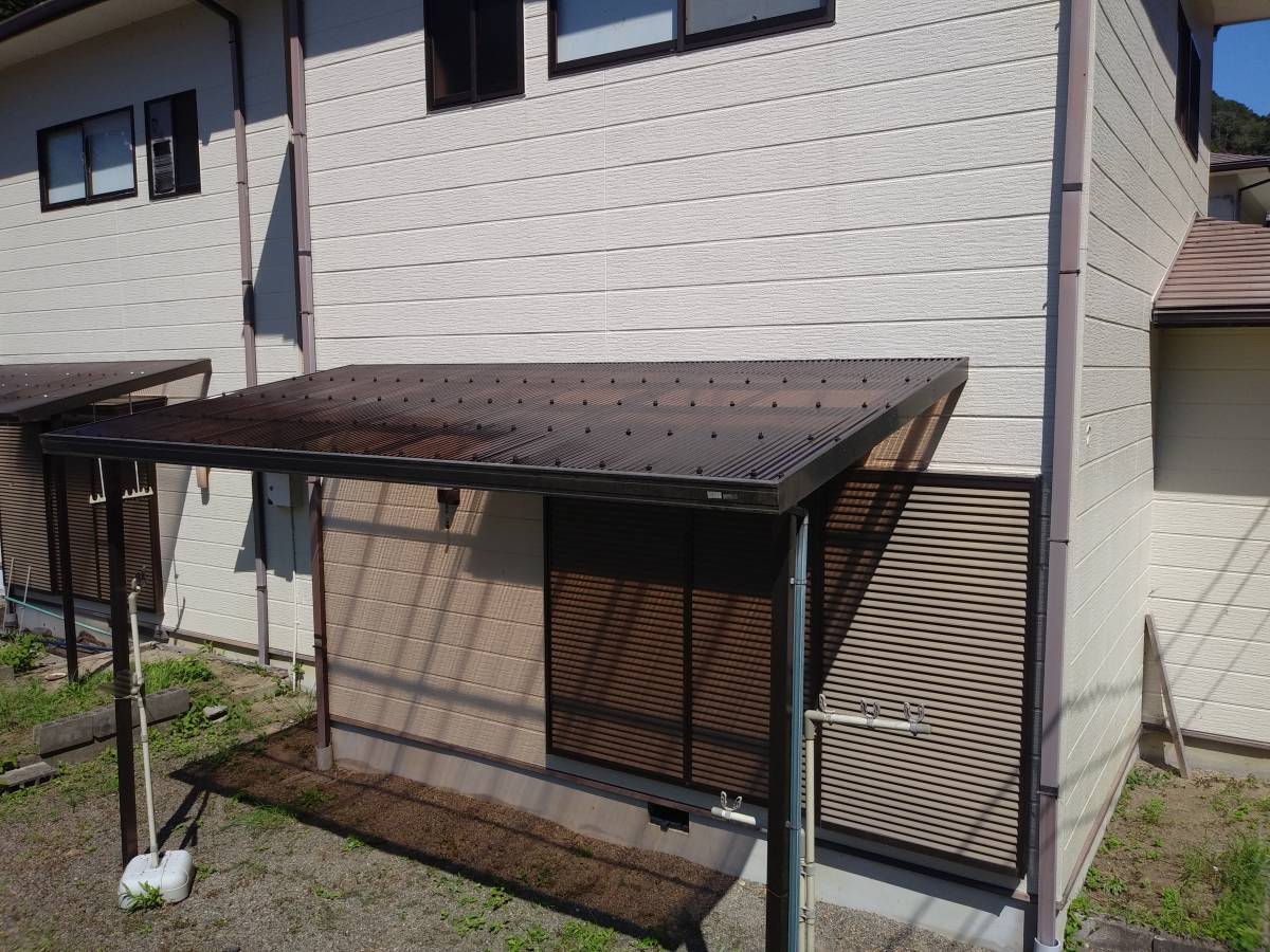 すまい:Reの0149 波板張替工事 和歌山県橋本市向副の施工後の写真1