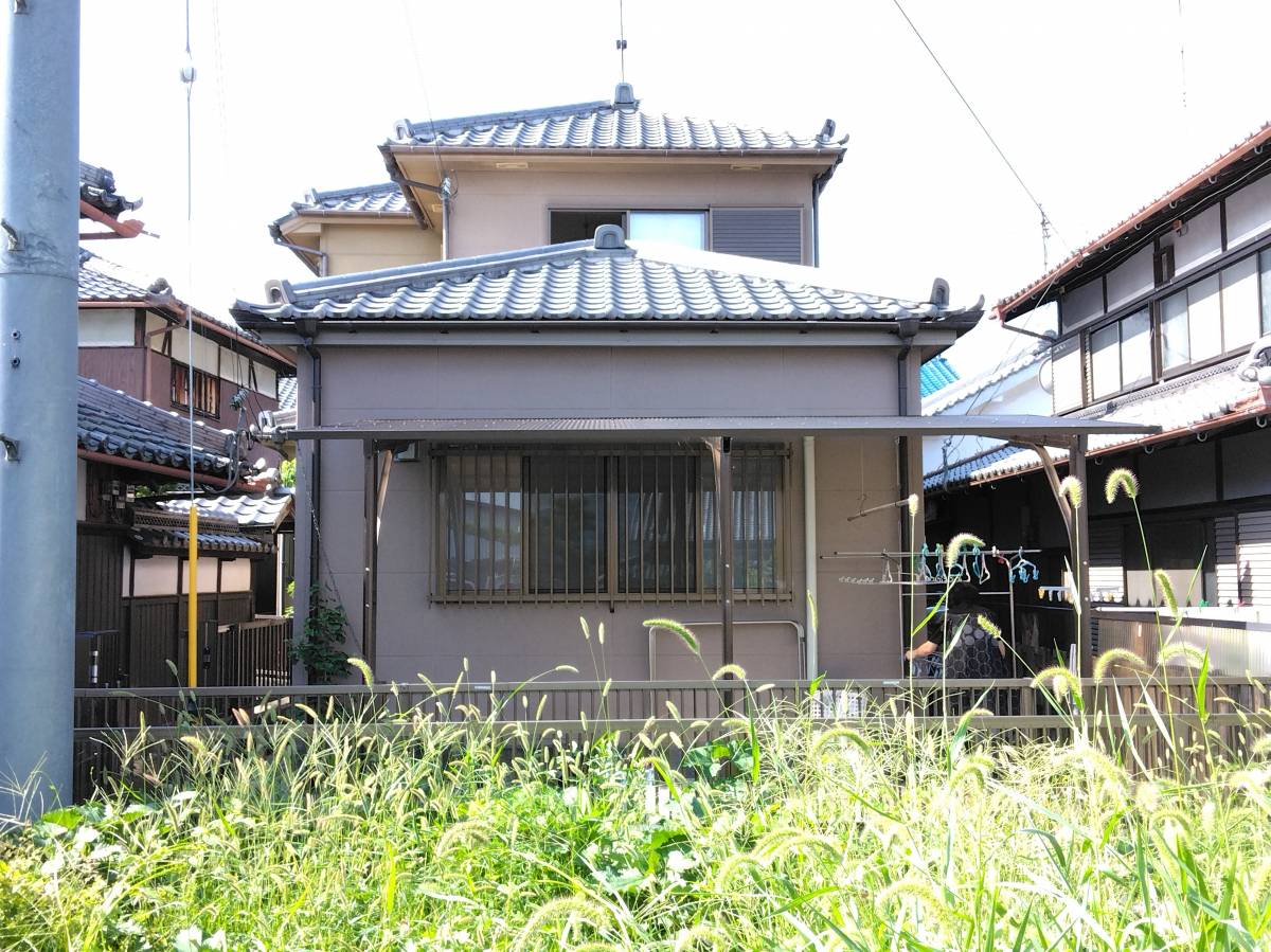 すまい:Reの0156 目隠しフェンス工事 和歌山県高野口町伏原の施工前の写真1