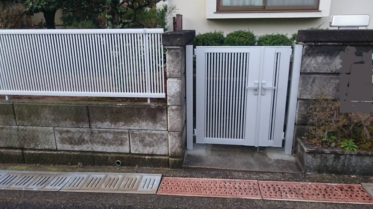 すまい:Reの0046 フェンス 門扉工事の施工後の写真2