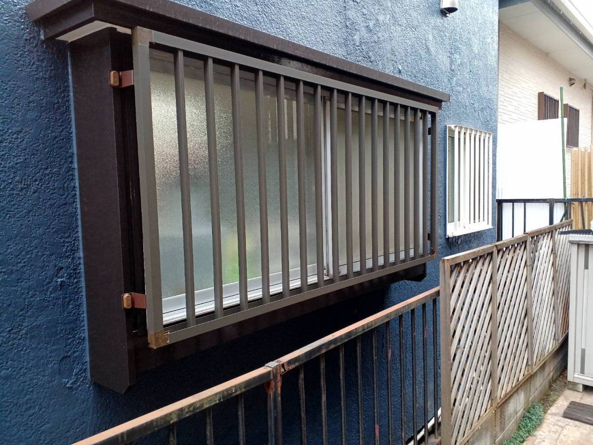 横浜トーヨー住器のセキュリティ対策!面格子の取付へ行ってきました。の施工後の写真1