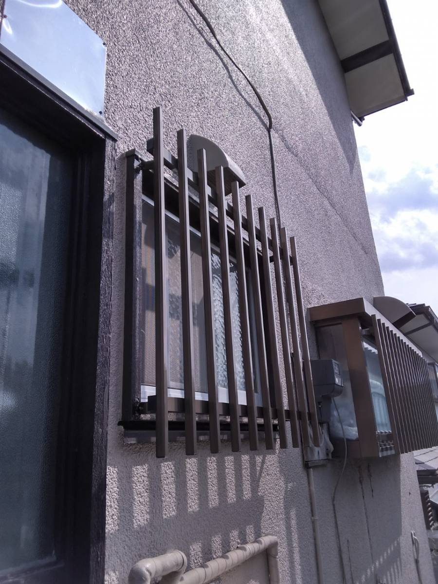 イワセトーヨー住器のさいたま市 防犯対策 面格子A型 の施工後の写真1