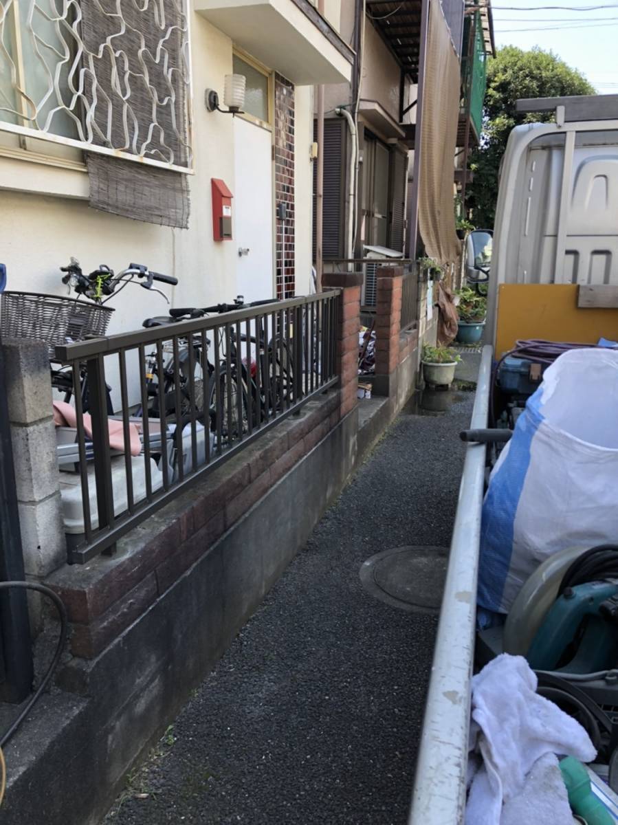 イワセトーヨー住器のフェンス交換 スチールフェンスをアルミフェンスに交換しました/川口市の施工後の写真2