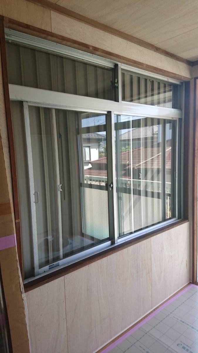 イワセトーヨー住器の桶川市で内窓 インプラスを取付しましたの施工前の写真2