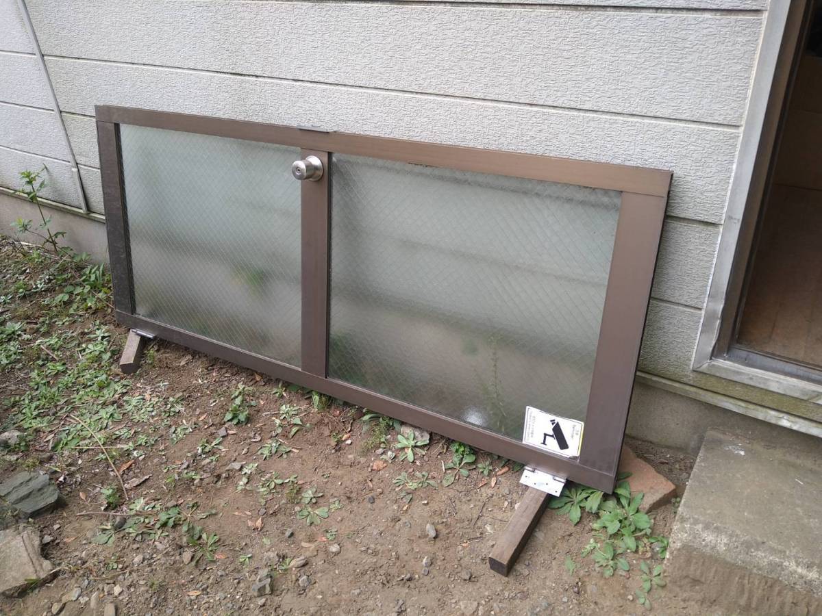 みもとトーヨーのドアのガラス交換の施工後の写真1