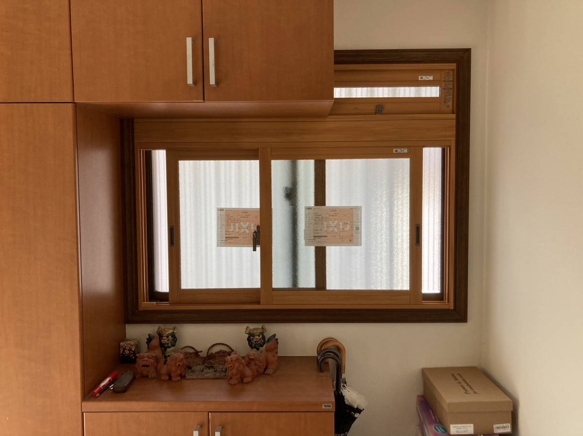 みもとトーヨーの奥行が足りない？ だけど、どうしても内窓インプラスを取り付けたい！の施工後の写真1