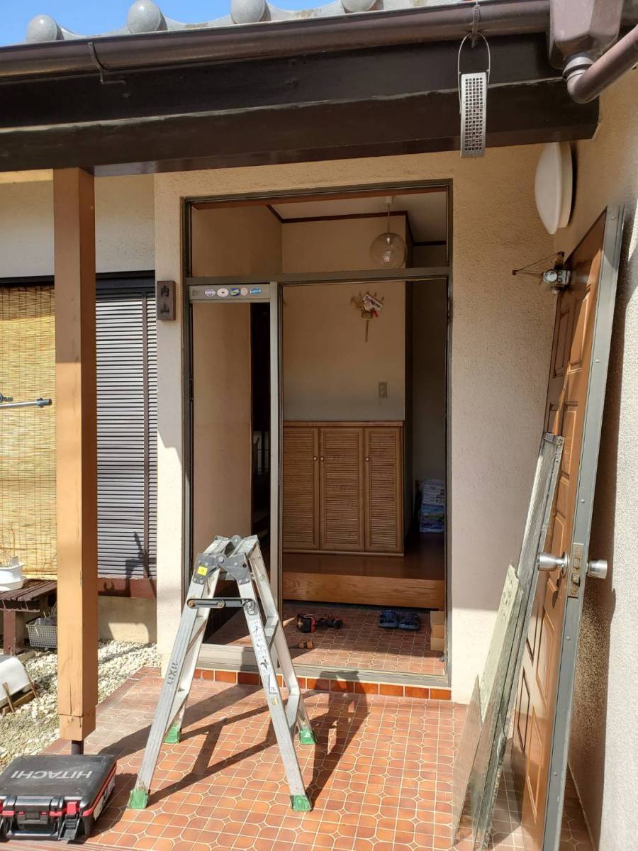 みもとトーヨーの玄関ドアリフォームの施工後の写真2