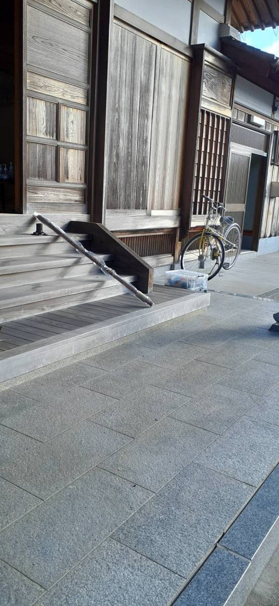 花光リフォームの手すり工事 日高川町の施工前の写真2
