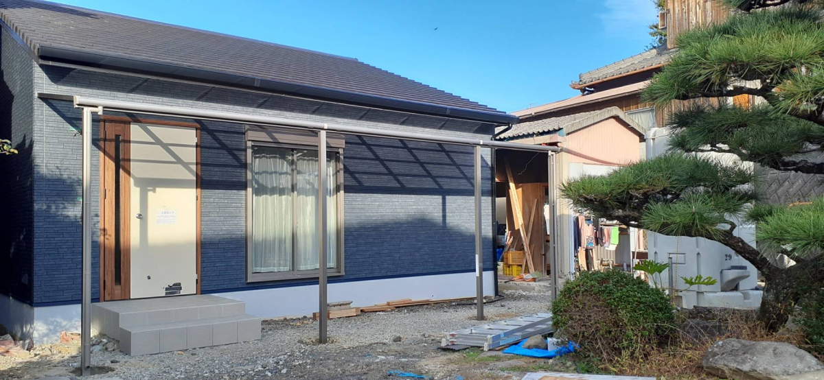 花光リフォームのテラス工事 日高川町の施工後の写真1