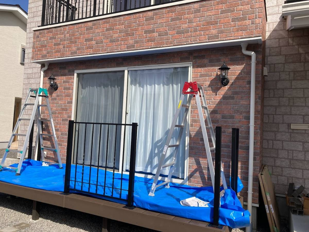 NCCトーヨー住器 諏訪店の屋根が出せるデッキになりました!の施工前の写真3