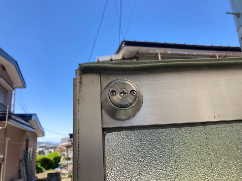 NCCトーヨー住器 諏訪店の鍵を2つ付けて超防犯対策!の施工後の写真2