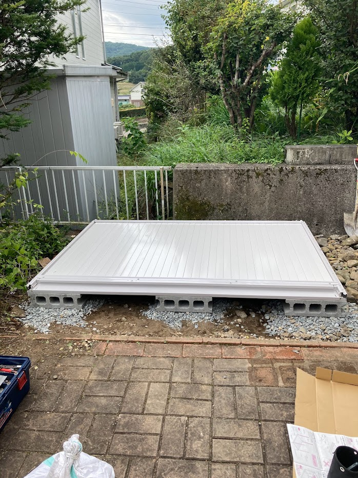 NCCトーヨー住器 諏訪店の物置の設置・組立もお任せください!の施工前の写真2