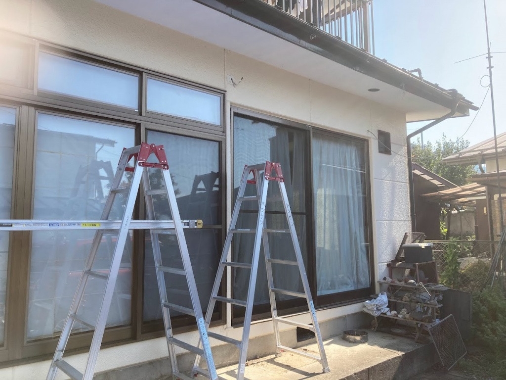 NCCトーヨー住器 諏訪店の日よけ対策工事をしました!の施工前の写真1