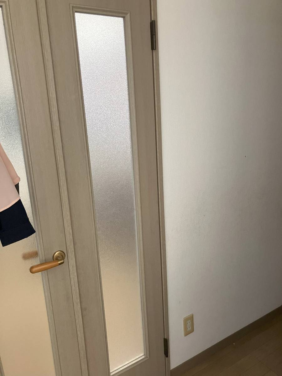 かとうがらすてん 大森山王の室内建具のガラス割れ替えの施工後の写真1