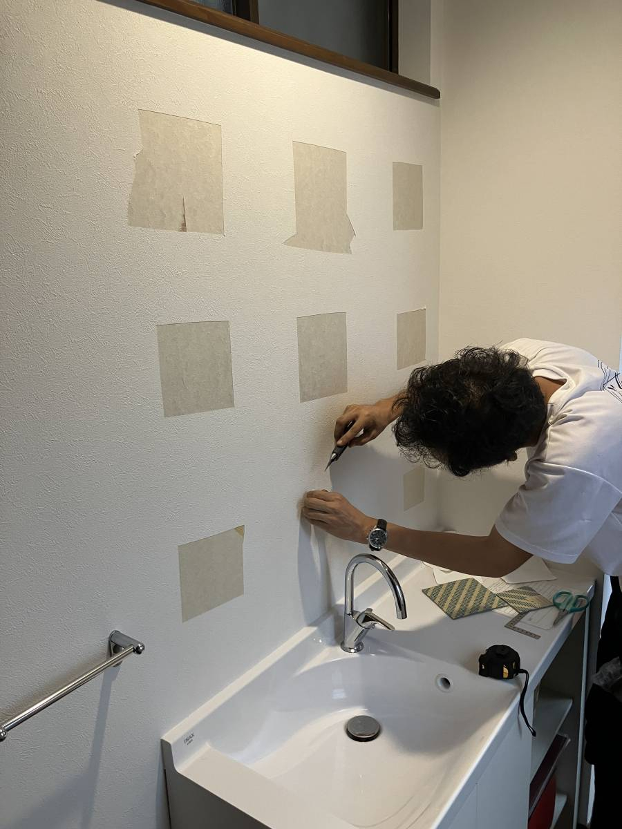 かとうがらすてん 大森山王の【東京都 大田区】大きな姿見のお取付けの施工前の写真1