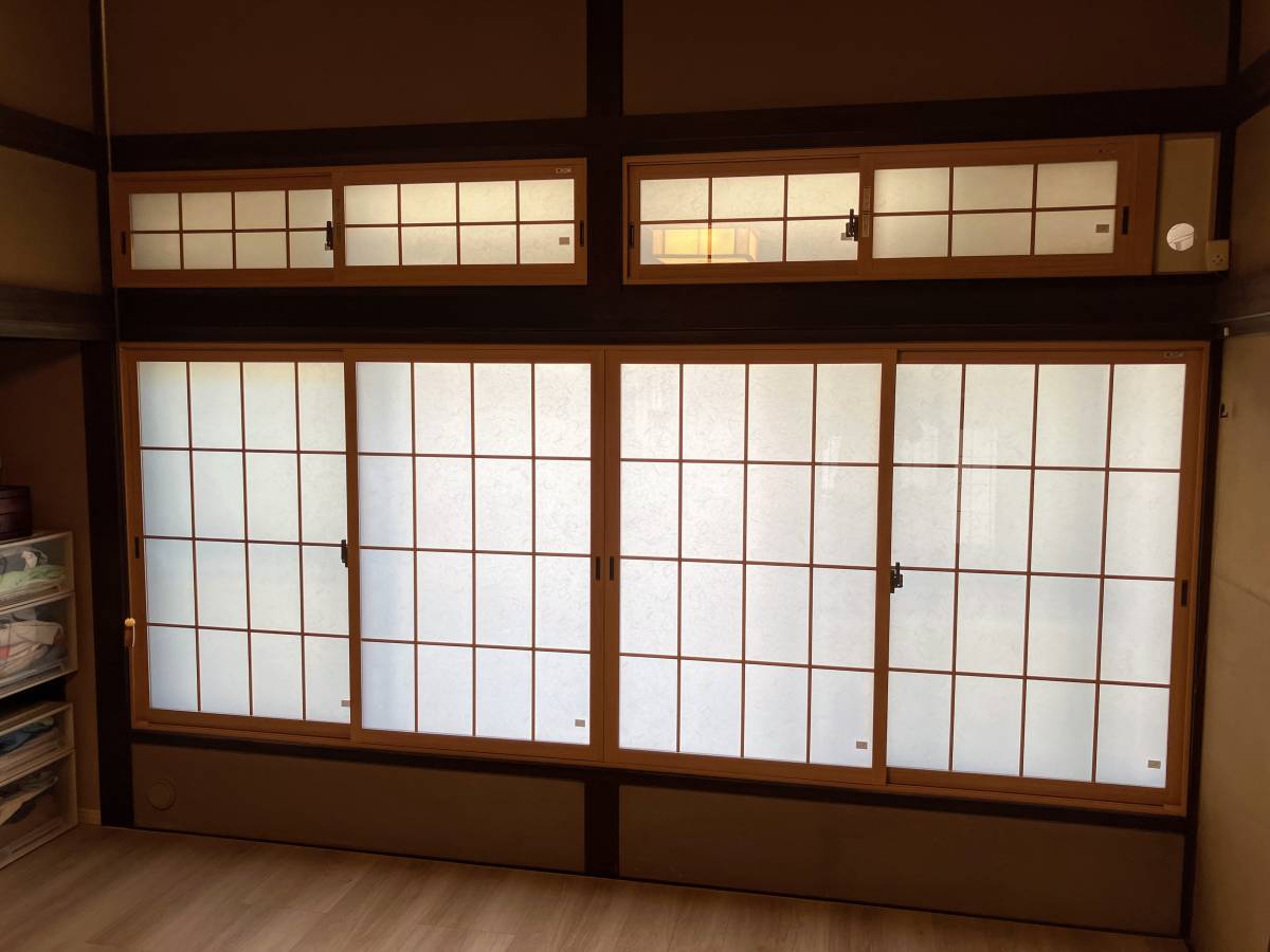 かとうがらすてん 大森山王の【東京都 大田区】和障子風内窓お取付けの施工後の写真1