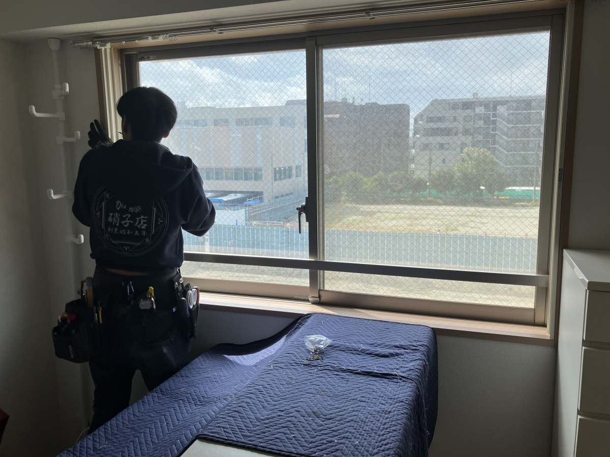 かとうがらすてん 大森山王の補助金ご利用のお客様、またまたリピートでのご依頼ですの施工前の写真1
