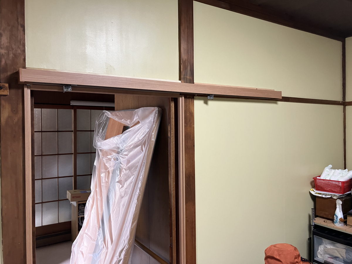 かとうがらすてん 大森山王の室内ドアを引戸に交換致しました【東京 大田区】の施工前の写真2