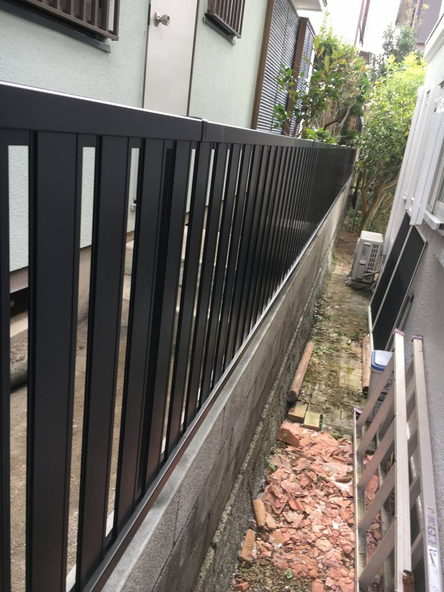 ホームリフレヒロセの古いブロック塀は 危険!の施工後の写真2