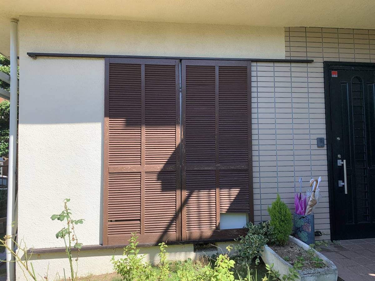 ホームリフレヒロセの電動シャッター工事!!(目が開きます!)の施工前の写真1