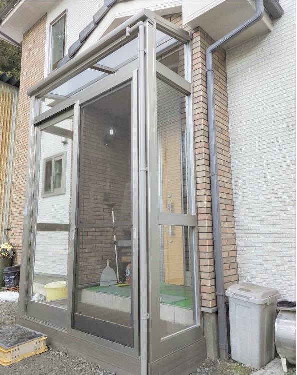 ネットアスの風除室で防寒対策・結露対策!の施工後の写真2