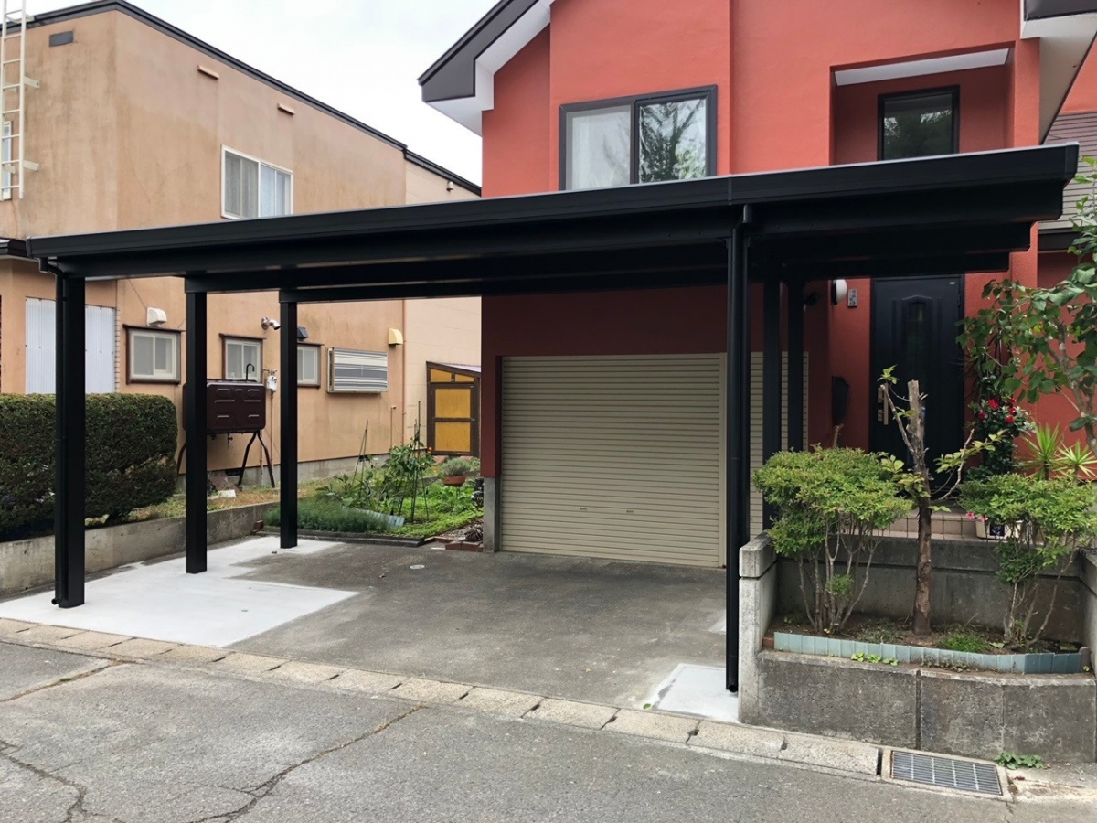 三幸トーヨー住器のカーポート設置しましたの施工後の写真3