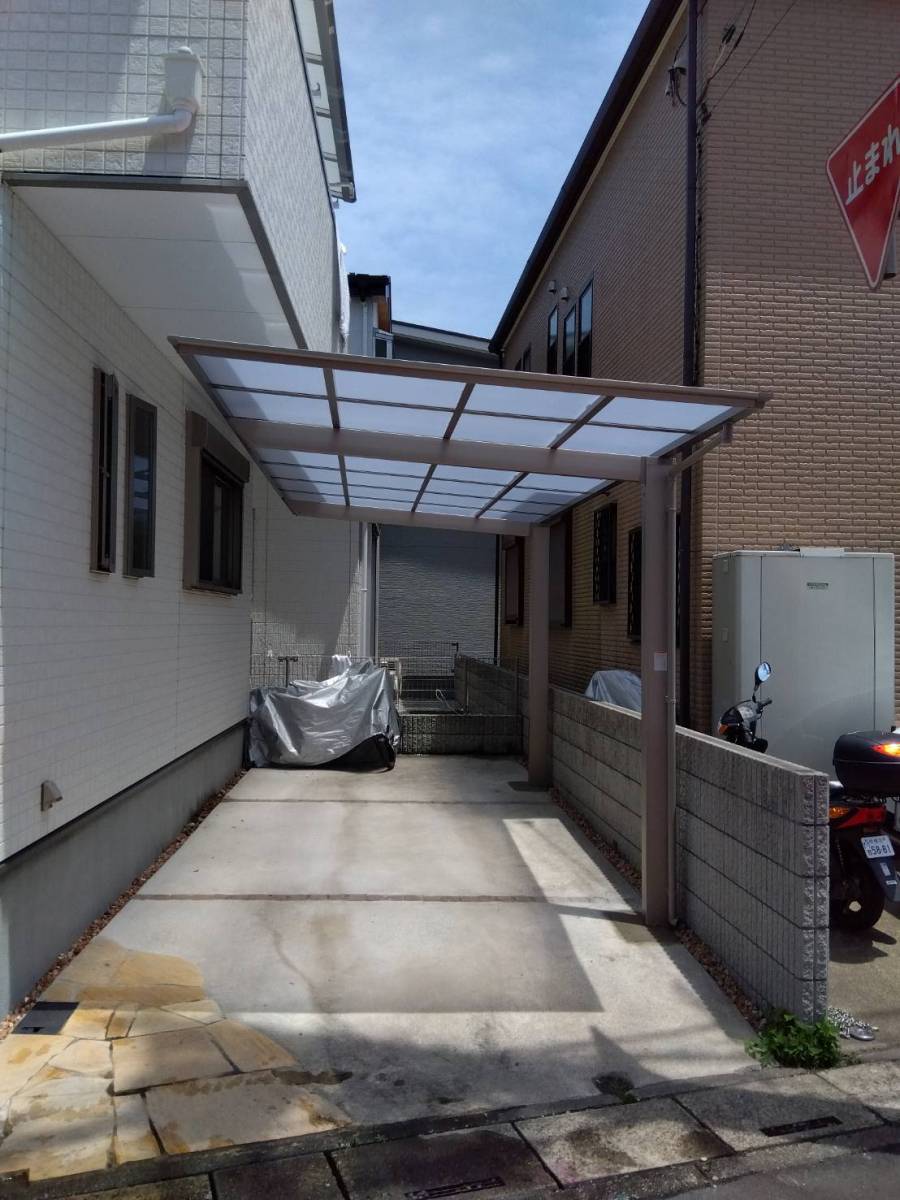 青梅トーヨー住器 上尾店の見つけませんか あなたにぴったりのカーポートの施工後の写真1