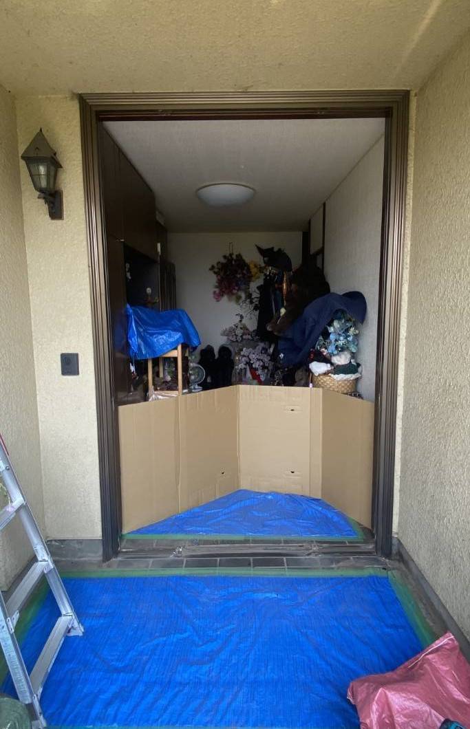 青梅トーヨー住器 上尾店の新しい玄関で、毎日をもっと心地よく。 リシェントの施工前の写真2