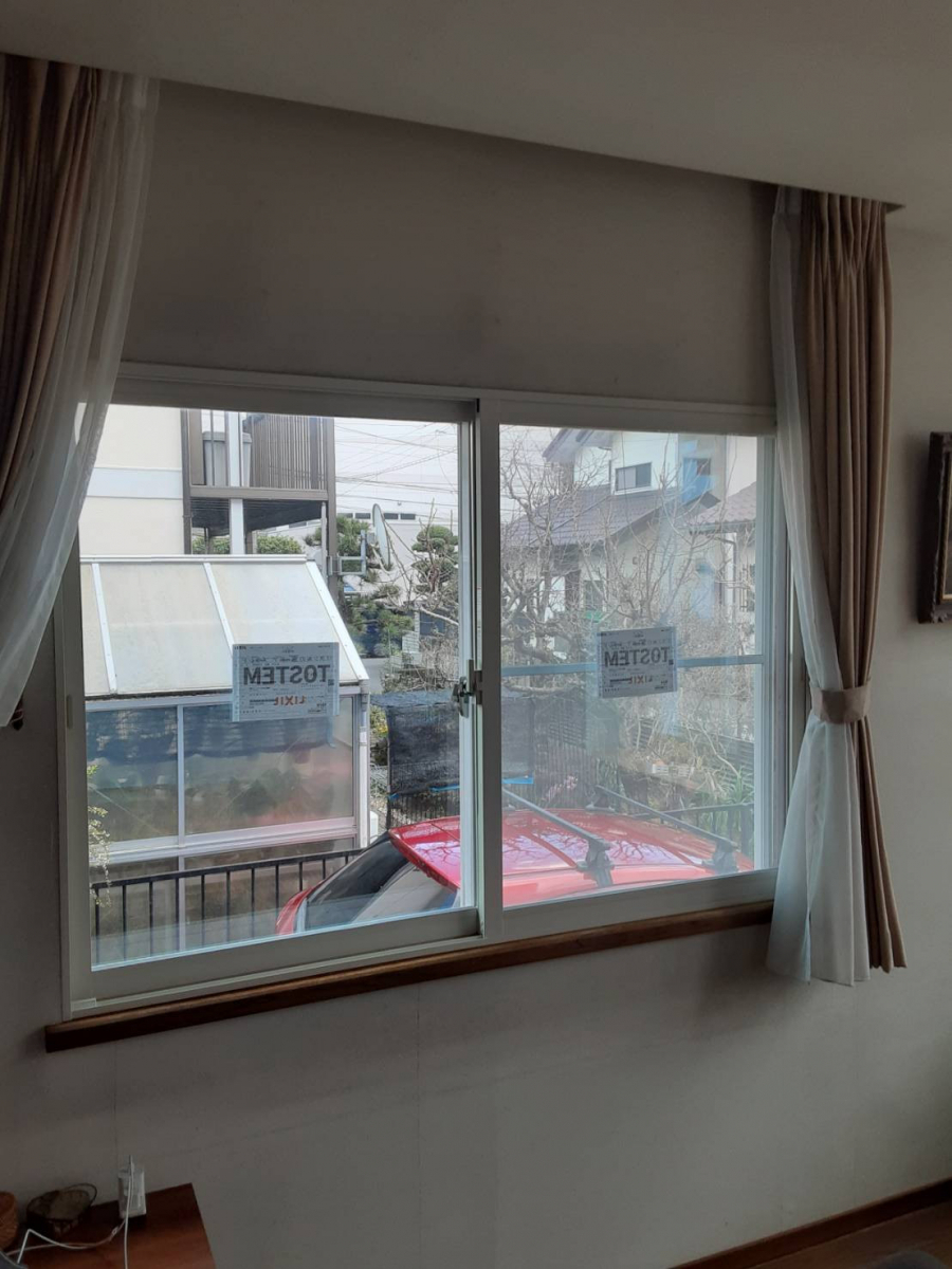 大成トーヨー住器のインプラス|内窓|補助金|光熱費削減|防音対策|小田原市の施工後の写真1