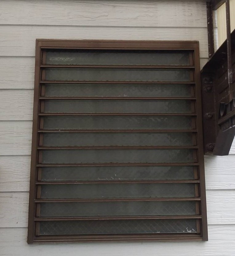 大成トーヨー住器のアルミ面格子の取付工事をさせて頂きました!の施工前の写真1