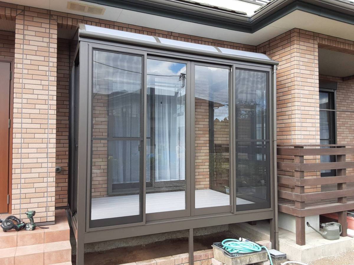 大成トーヨー住器のテラス囲い工事|エクステリア工事|快適生活|快適スペース|くつろぎ時間|小田原市の施工後の写真2