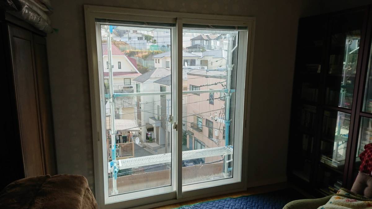 バンダイトーヨー住器の断熱内窓 取付工事の施工後の写真1