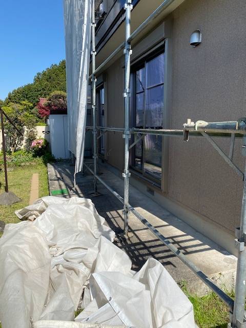 青梅トーヨー住器 青梅店の青梅市 F様邸 外構工事・ベランダまわり施工事例の施工前の写真1