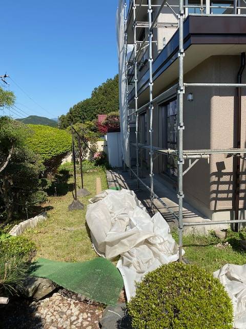 青梅トーヨー住器 青梅店の青梅市 F様邸 外構工事・ベランダまわり施工事例の施工前の写真3