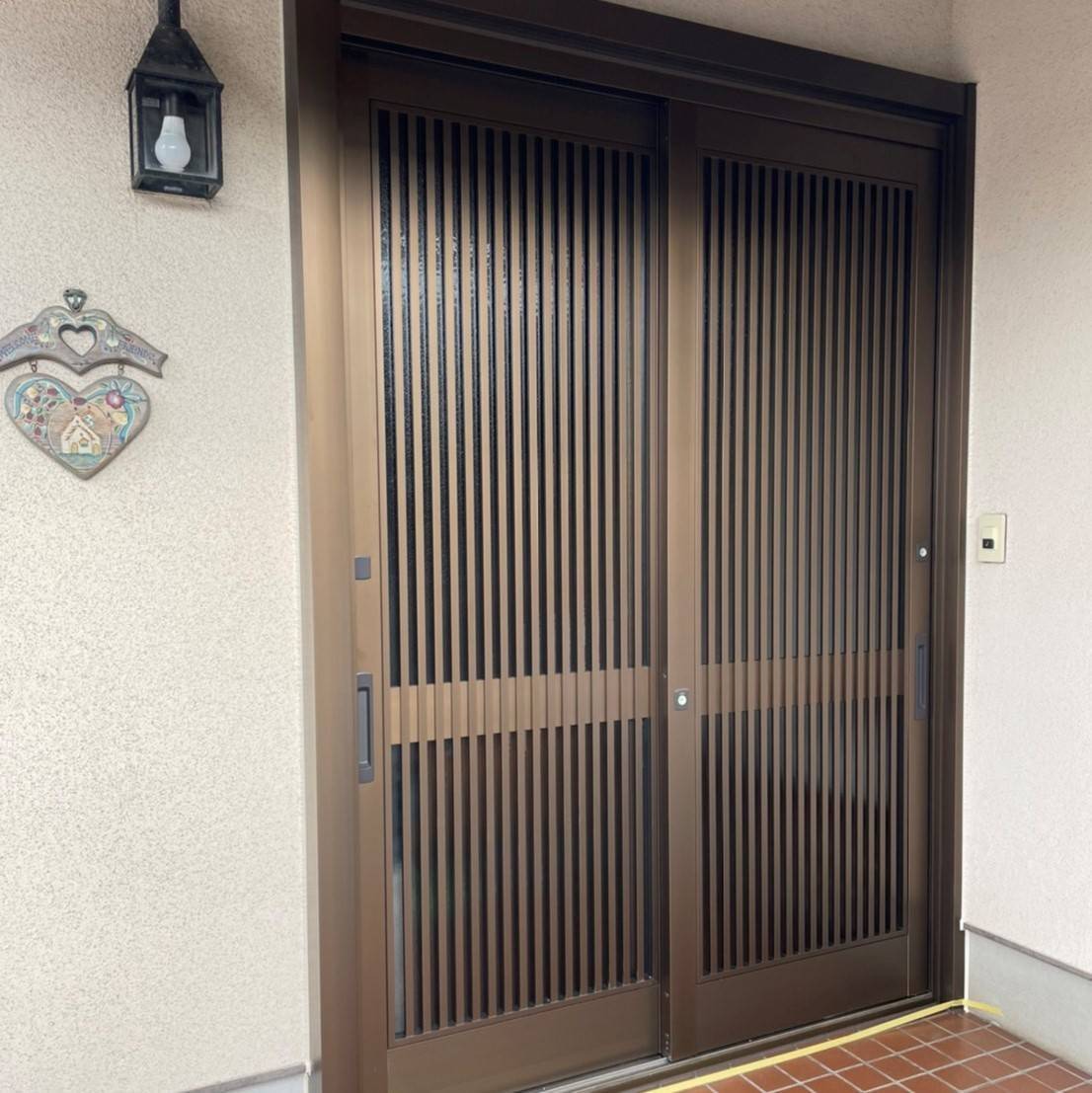 富士トーヨーの玄関引き戸リフォームの施工後の写真2