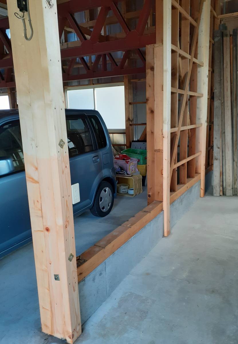 鎌田トーヨー住器の【藤崎町】シロアリ被害😱 車庫の柱 取り替えました!の施工後の写真3