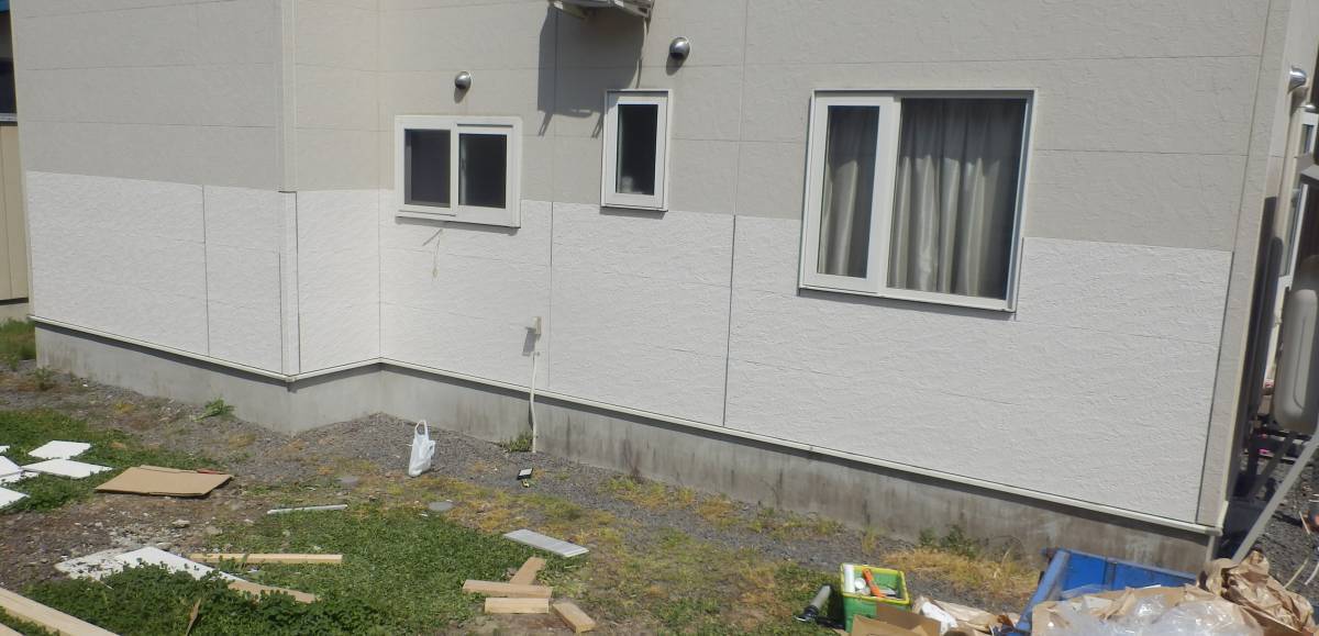 鎌田トーヨー住器の【弘前市】去年の大雪で外壁が破損😰外壁張り替えました!の施工後の写真1