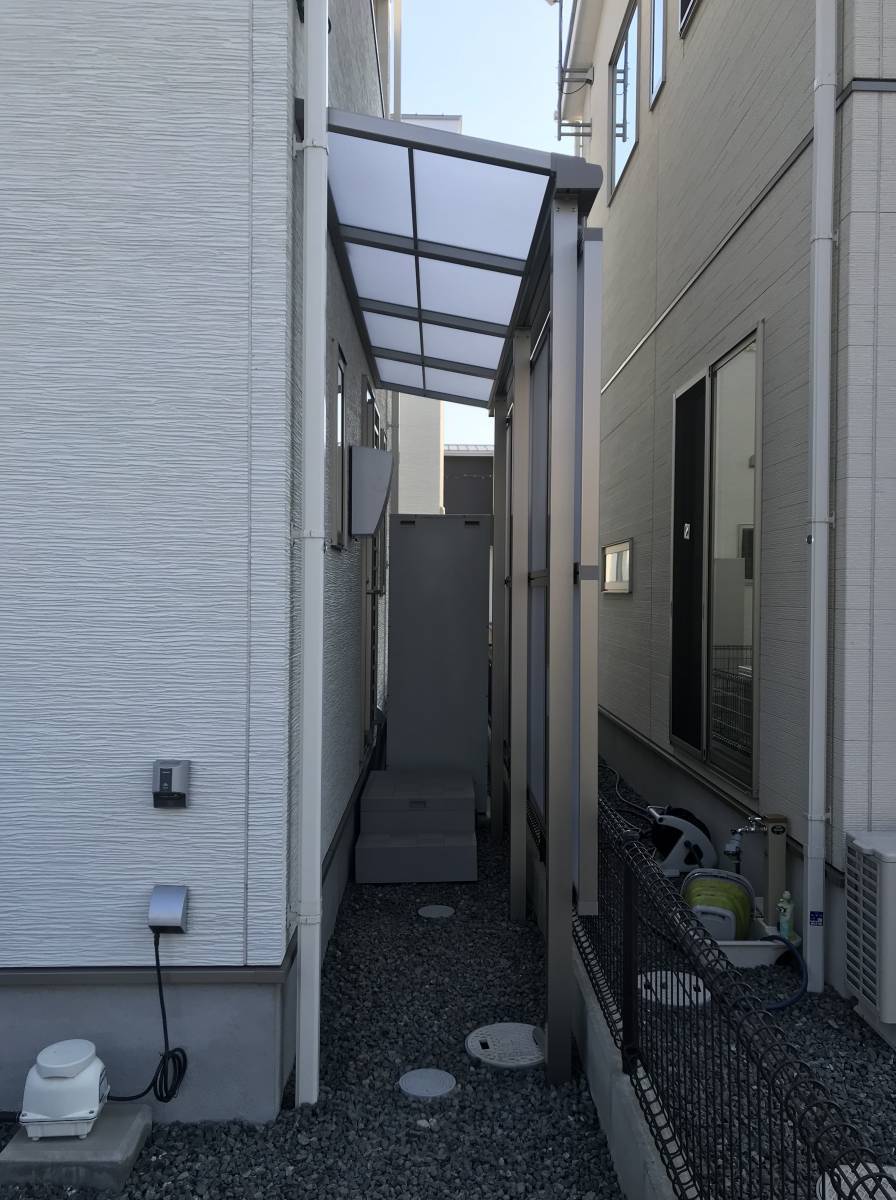 FGネクストのテラス屋根工事の施工後の写真1