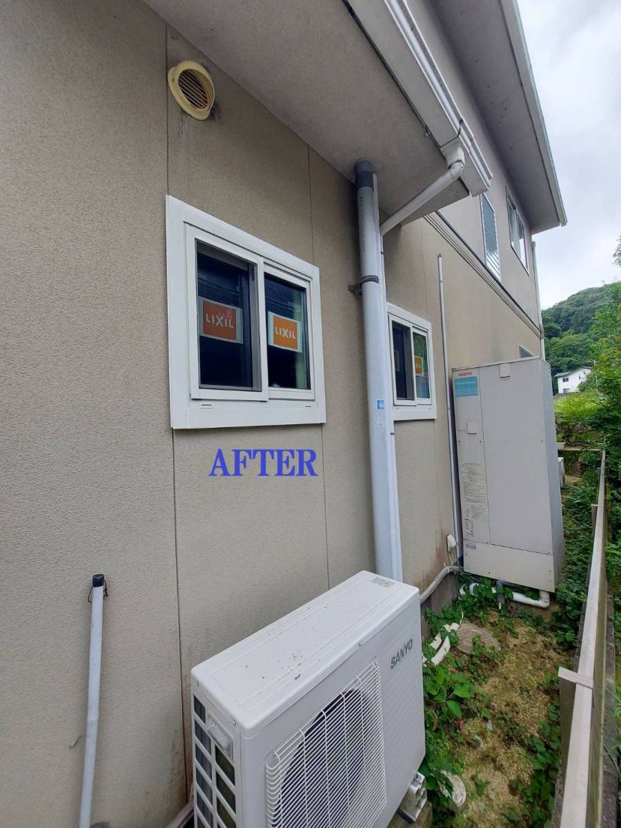 FGネクストの浴室窓の取替えの施工後の写真1