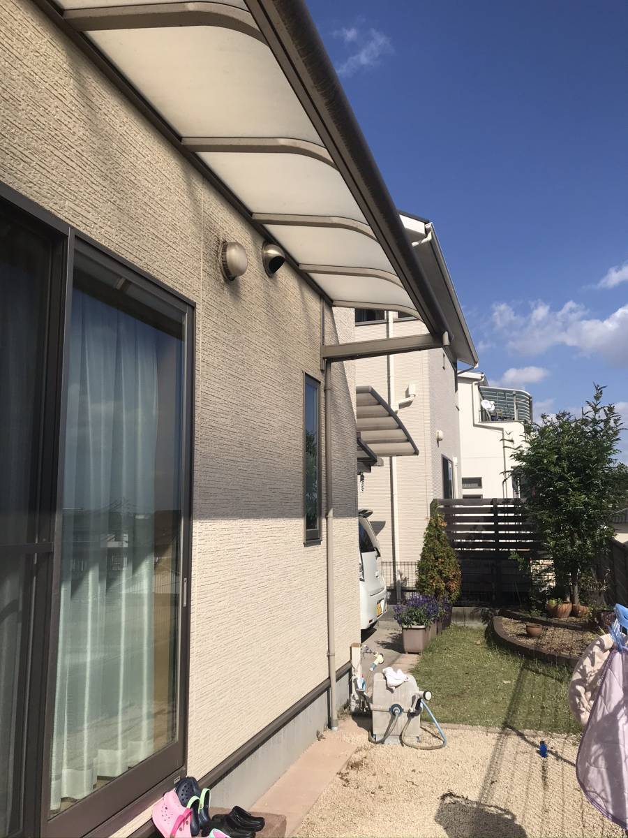 FGネクストのサニージュ テラス囲いの施工前の写真2