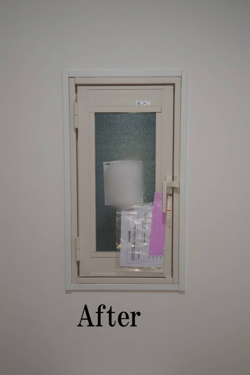 FGネクストのトイレの内窓設置(福山市)の施工後の写真1