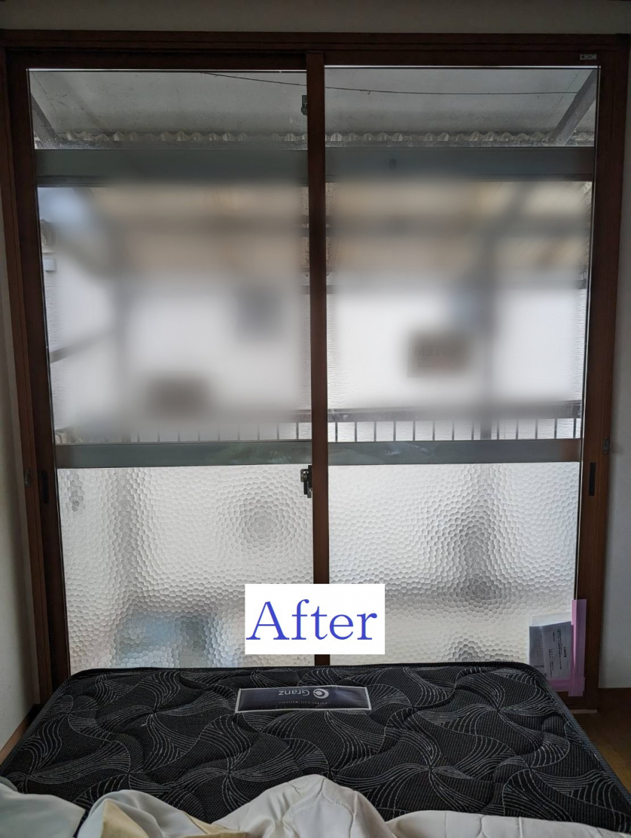 FGネクストの内窓の施工・ふかし枠あり(福山市)の施工後の写真3