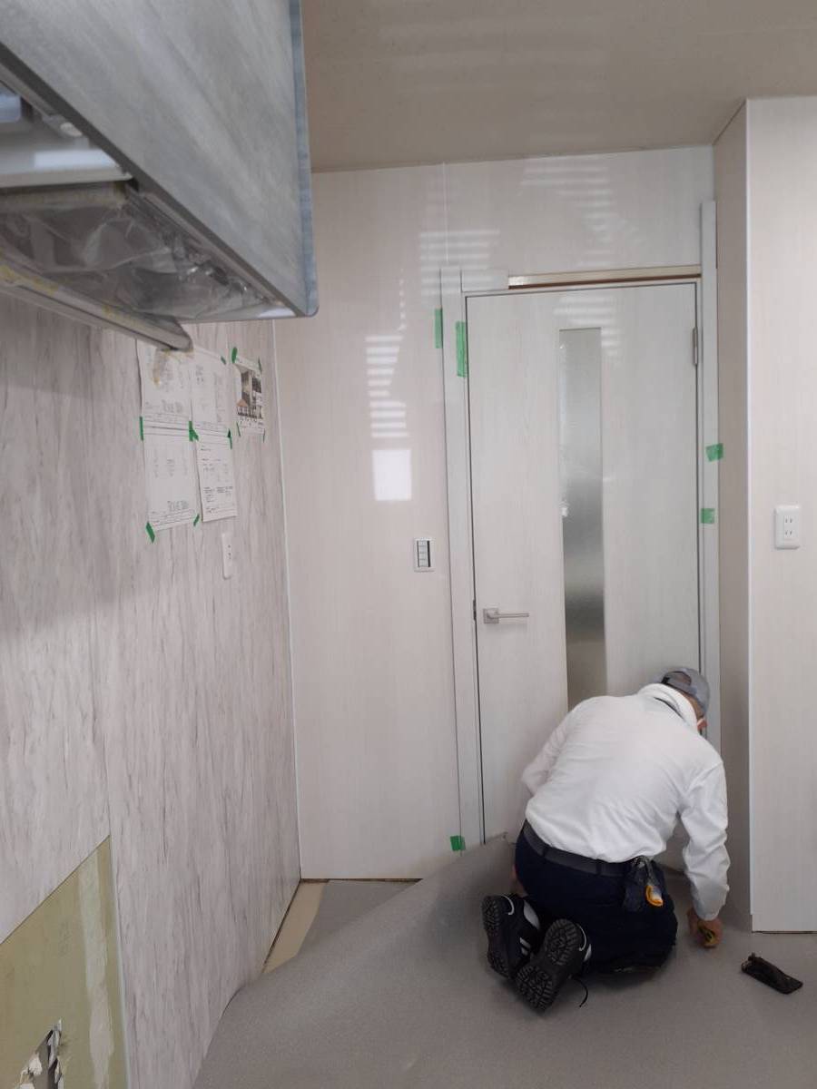 山装 リニューアル事業部の横浜市 キッチンリフォームの施工前の写真2